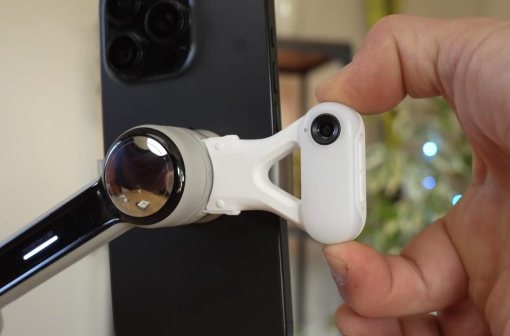 Flow2Pro アクセサリーAiトラッカージンバルに取り付けた画像