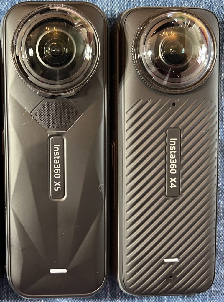 X５とX4を並べた画像