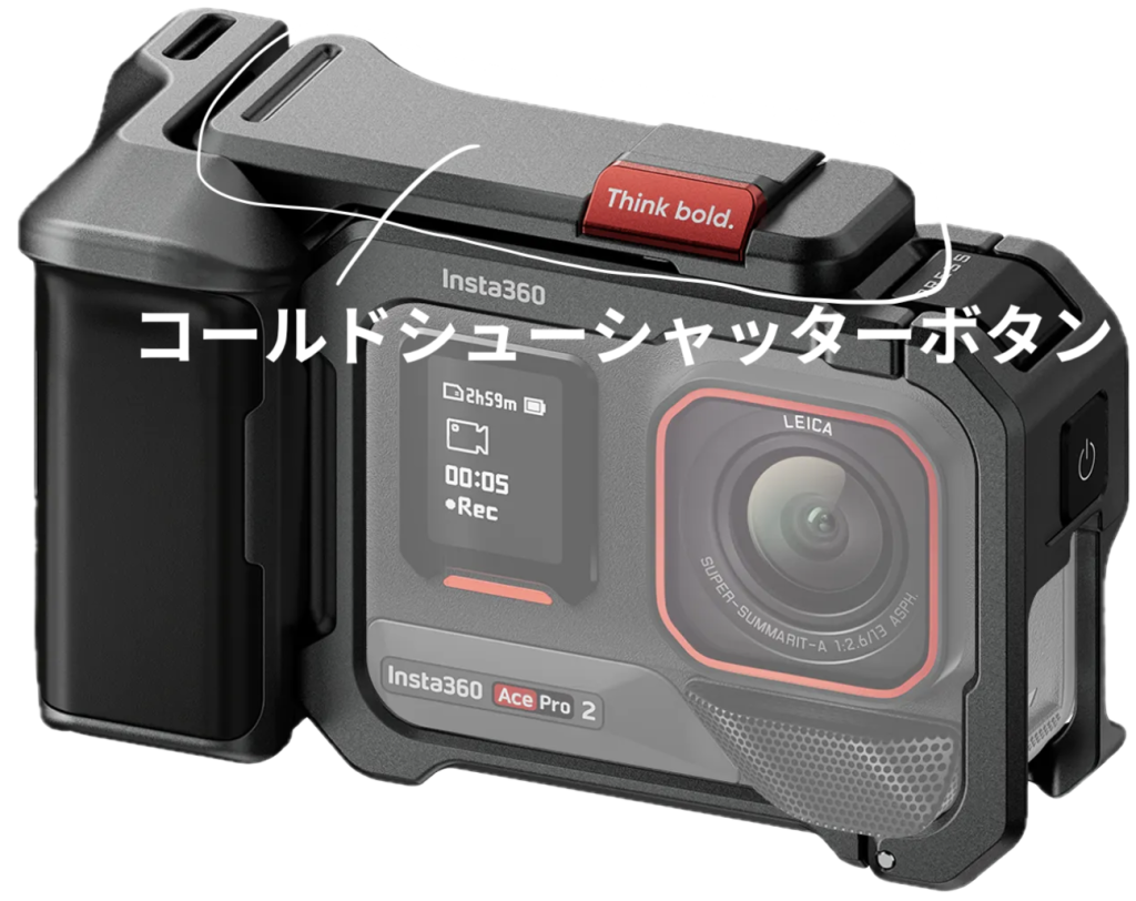 AcePro2 ストリート撮影グリップの「コールドシューシャッターボタン」の声明