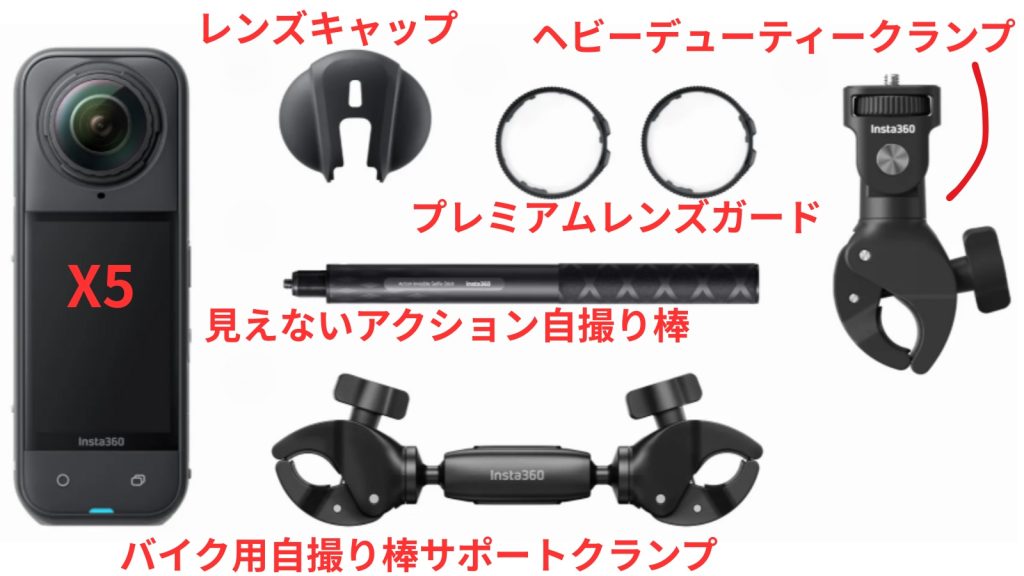 バイク究極マルチビューキットの中身