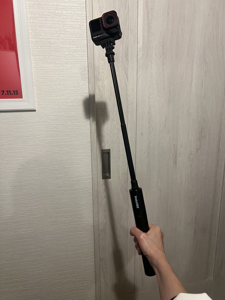 見えない自撮り棒+三脚