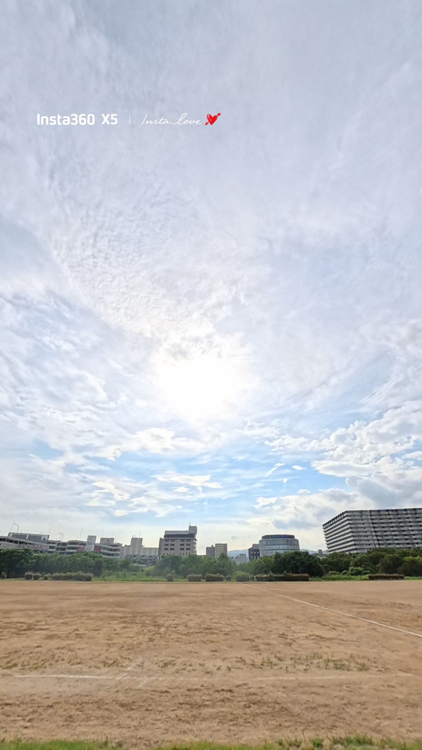 Insta360 X5 曇りの日の画質比較
