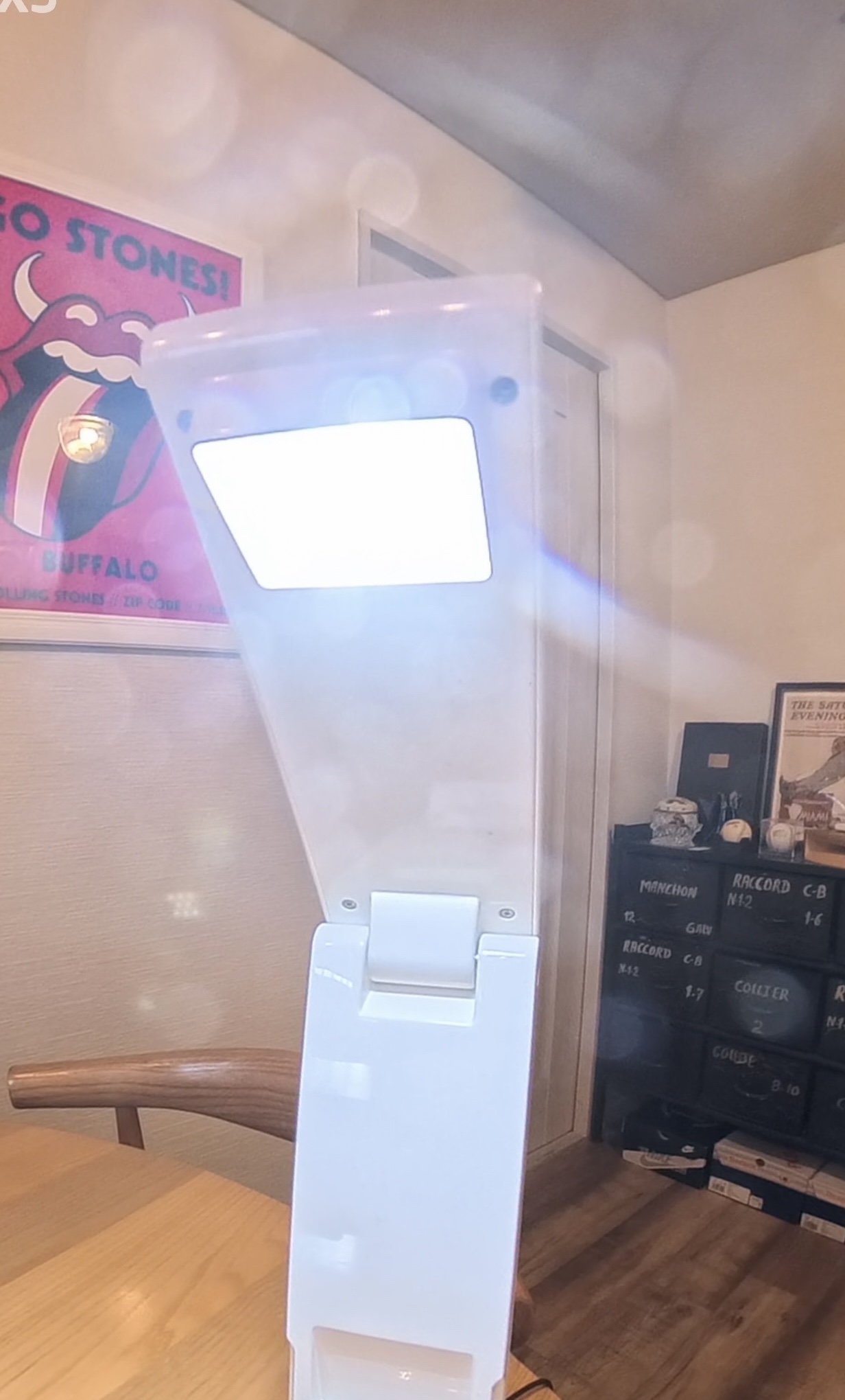 Insta360 X5 レンズガード装着時の光の反射